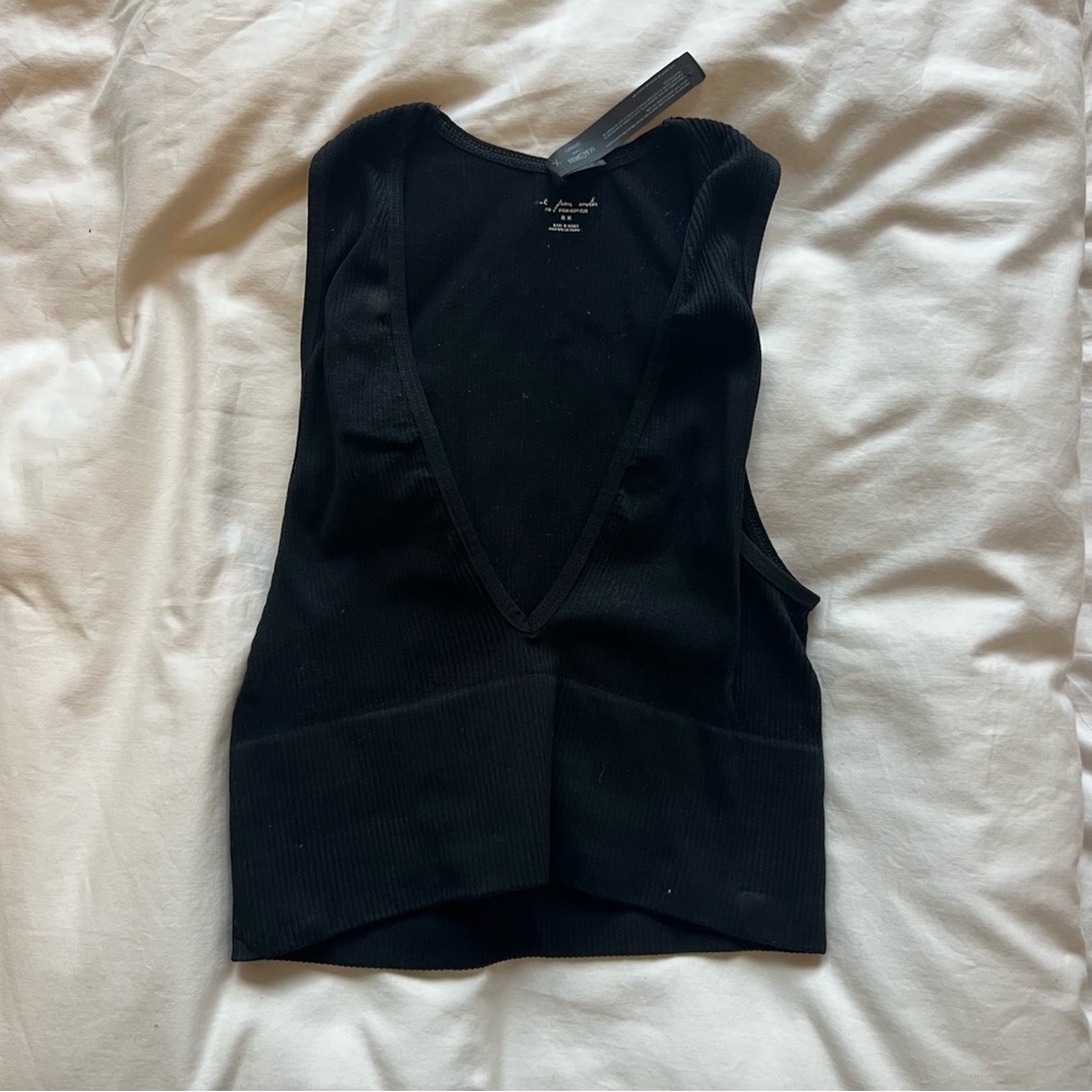 Urban outfitters plunge crop top